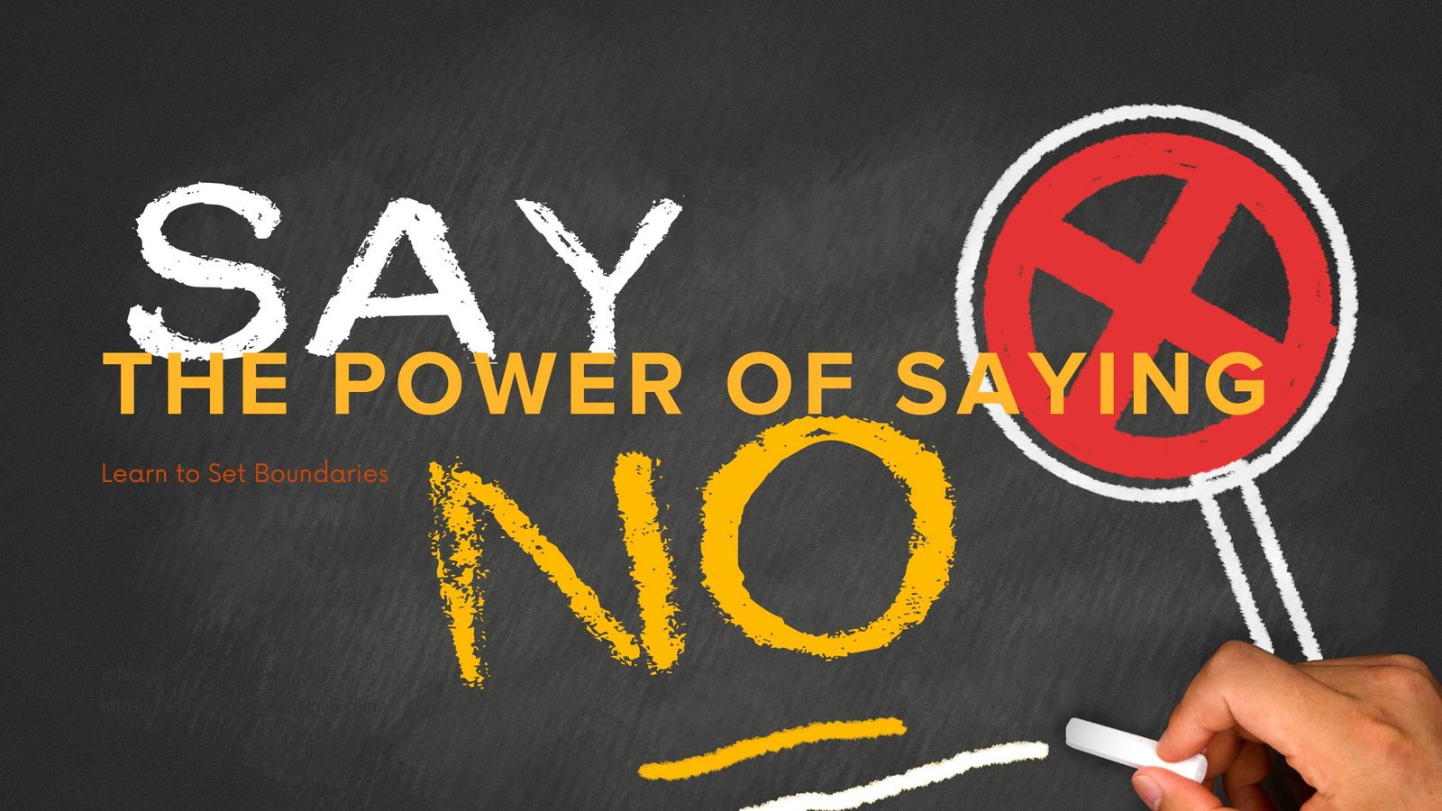 The Power Of Saying No Learn To Set Boundaries
